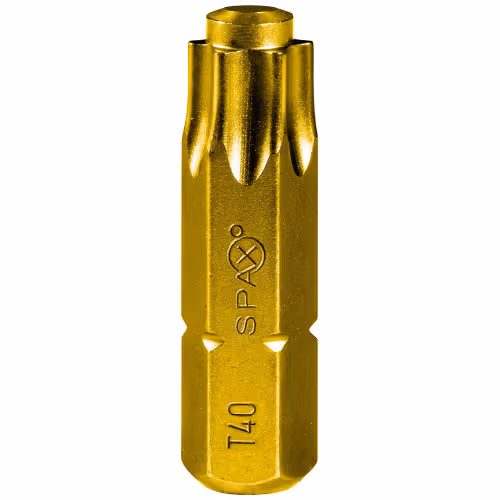 T-40 Spax T-Star Plus Drive bit. 25mm. Pack of 5.