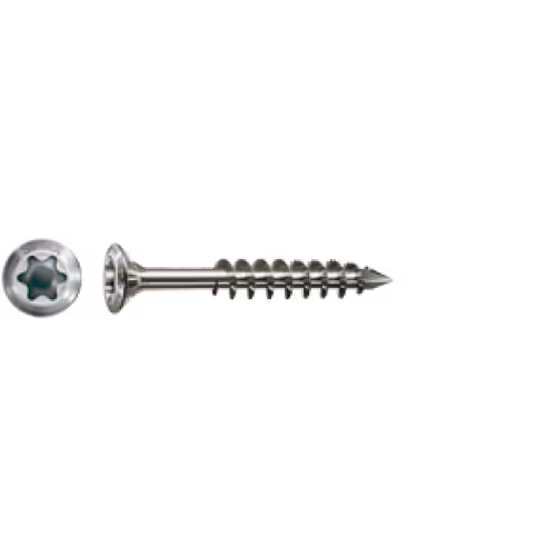4.5 x 35mm Facade screw with CUT point. 304 Stainless. Qty 200.
