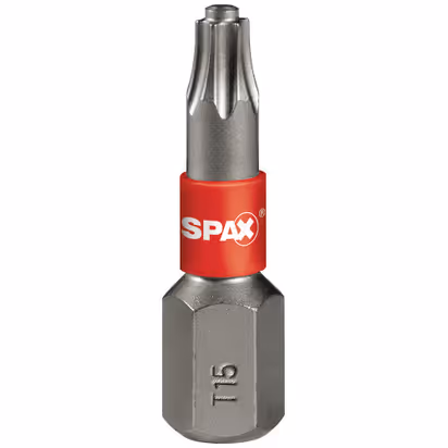 T-15 Spax T-Star Plus Drive bit. 25mm. Pack of 5.