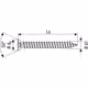 150mm SPAX-RA Cylindrical masonry frame screws. Qty 100.