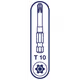 T-10 Spax T-Star Plus Drive bit. 50mm. Pack of 5.
