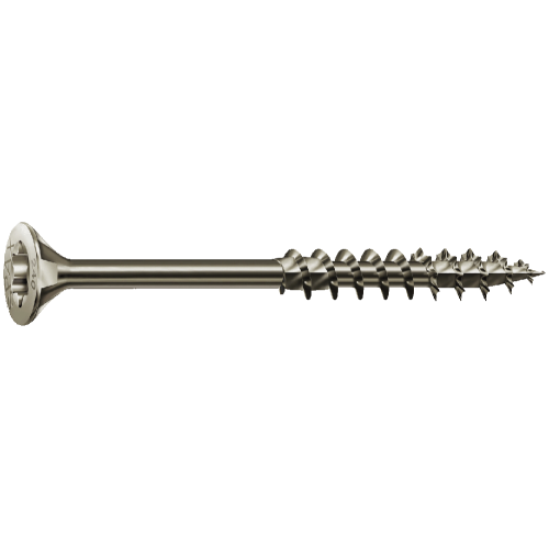 8 x 80mm Countersunk Delta-seal. Partial thread. Qty 50.