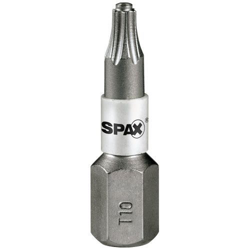 T-10 Spax T-Star Plus Drive bit. 25mm. Pack of 5.