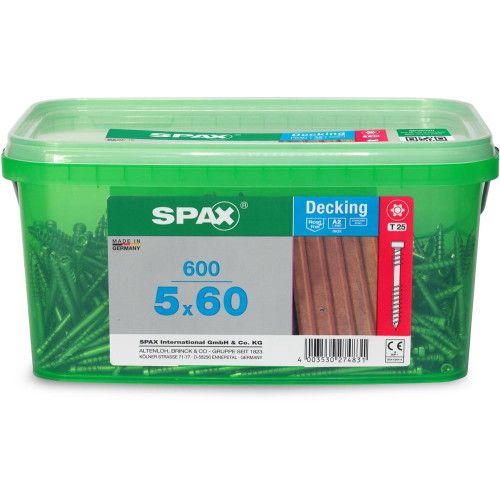 60mm 10G 304 Stainless Decking Screws Value Pack. Qty. 600