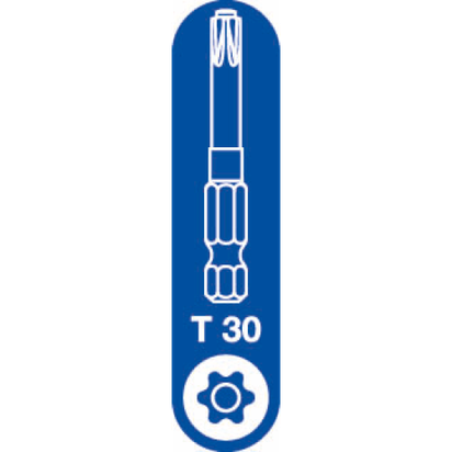 T-30 Spax T-Star Plus Drive bit. 50mm. Pack of 5.