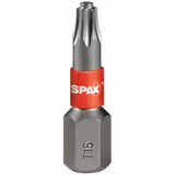 T-15 Spax T-Star Plus Drive bit. 25mm. Pack of 5.