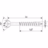 Spax-M 4x45mm Zinc MDF Screw. Qty. 200