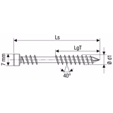 50mm 10G 304 Stainless Decking Screws Value Pack. Qty. 600