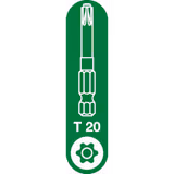 T-20 Spax T-Star Plus Drive bit. 50mm. Pack of 5.